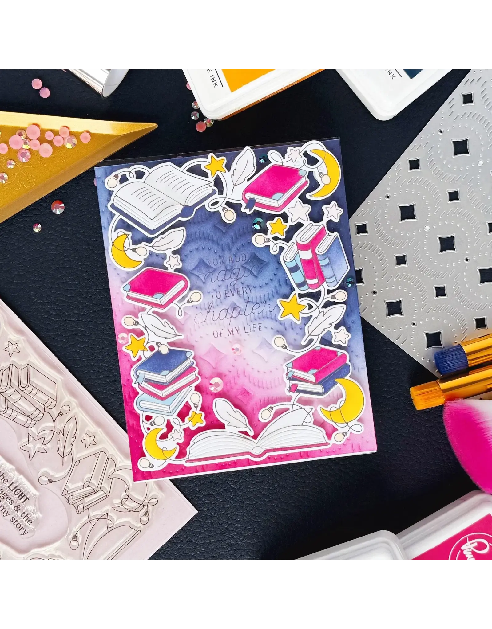 PINKFRESH PINKFRESH STUDIO SPARKLE STITCHES COVERPLATE DIE