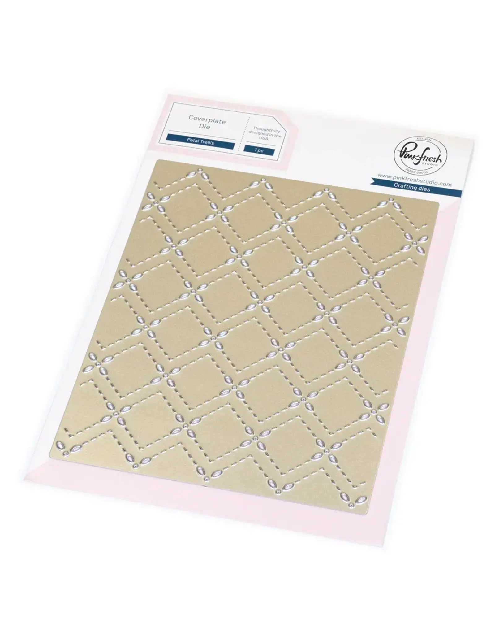 PINKFRESH PINKFRESH STUDIO PETAL TRELLIS COVERPLATE DIE
