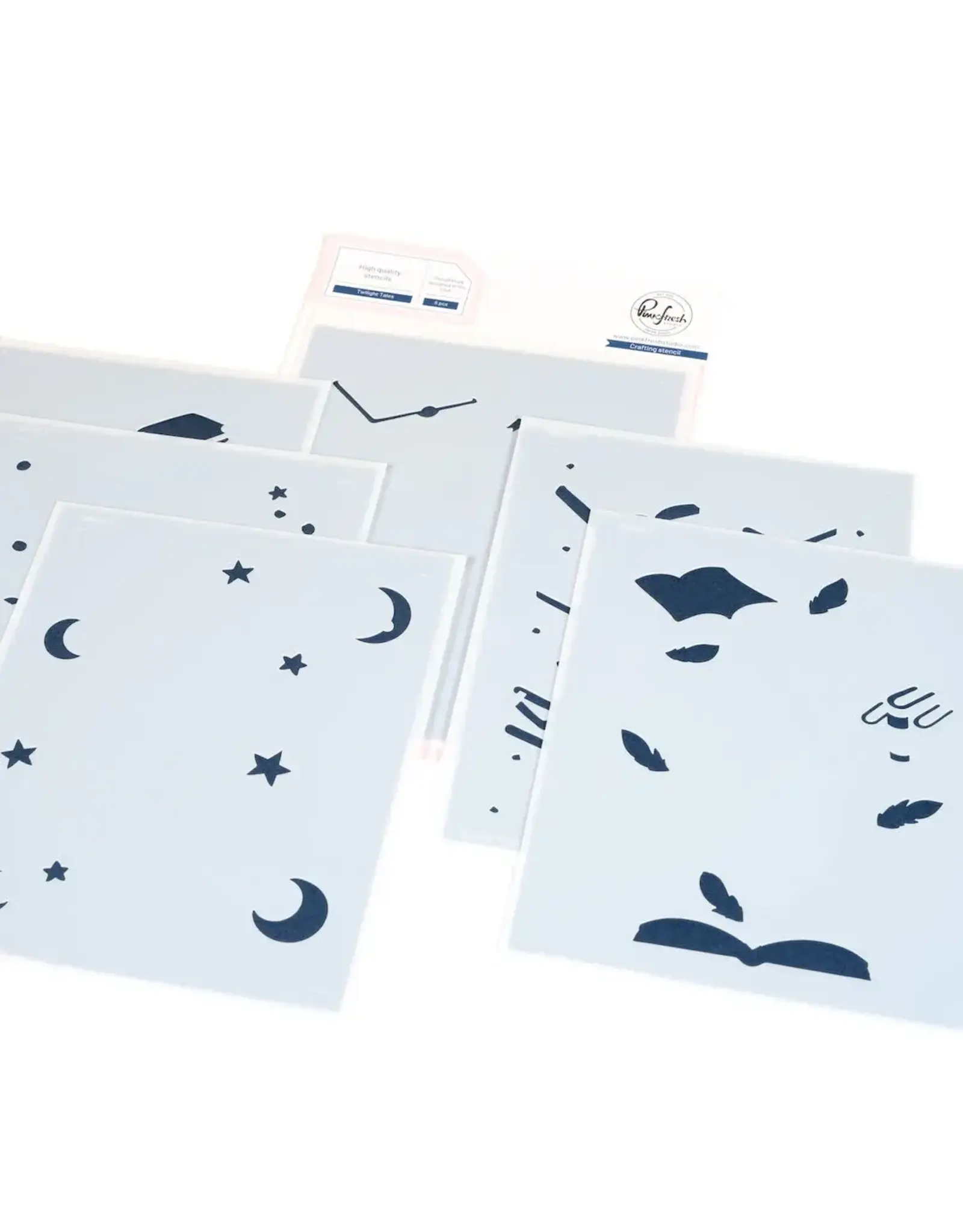 PINKFRESH PINKFRESH STUDIO TWILIGHT TALES STENCIL SET 6/PK
