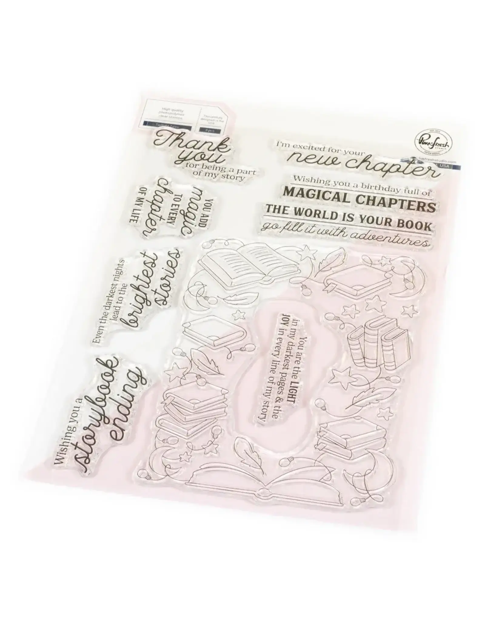 PINKFRESH PINKFRESH STUDIO TWILIGHT TALES CLEAR STAMP SET
