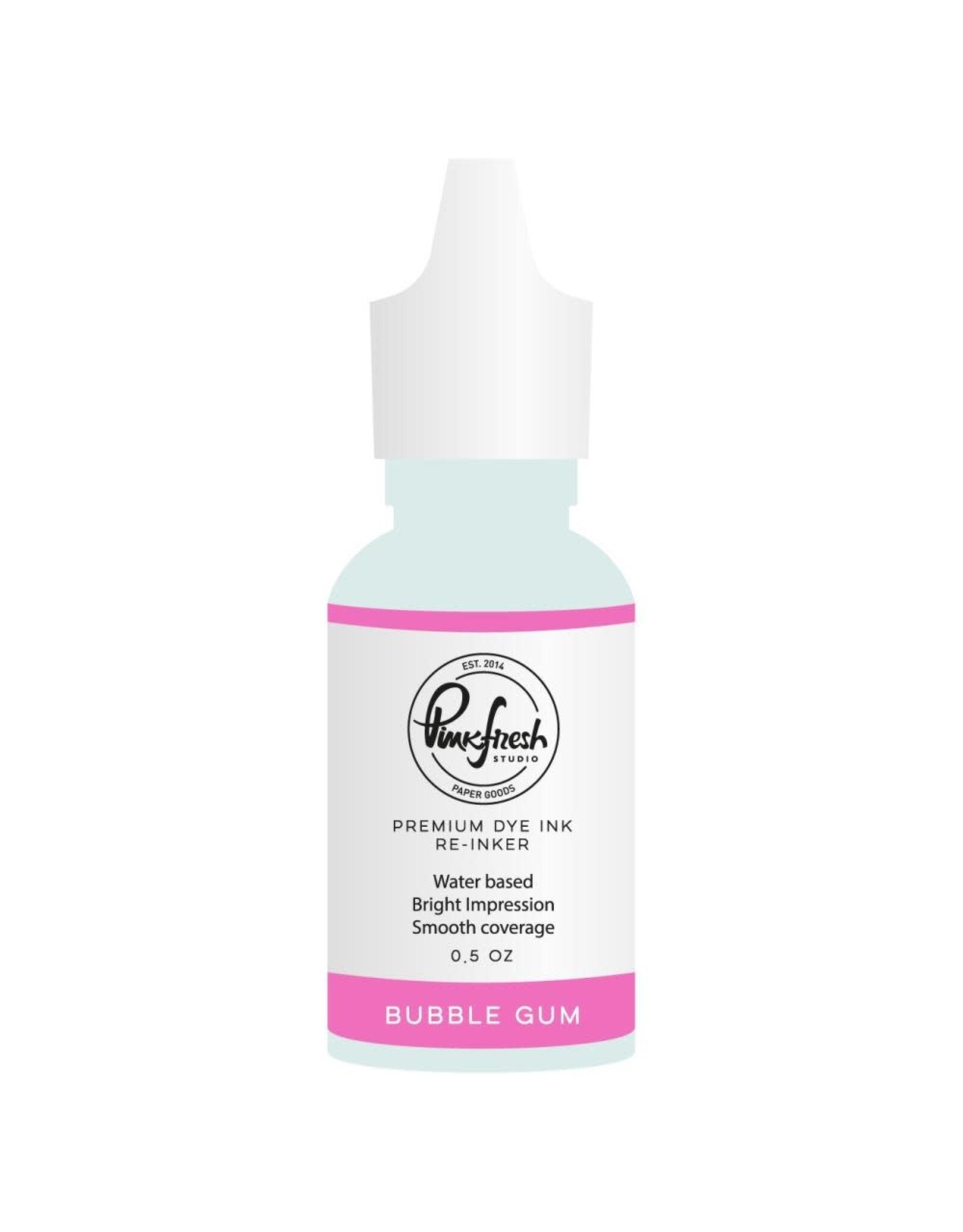 PINKFRESH PINKFRESH STUDIO BUBBLE GUM PREMIUM DYE INK RE-INKER 0.5oz
