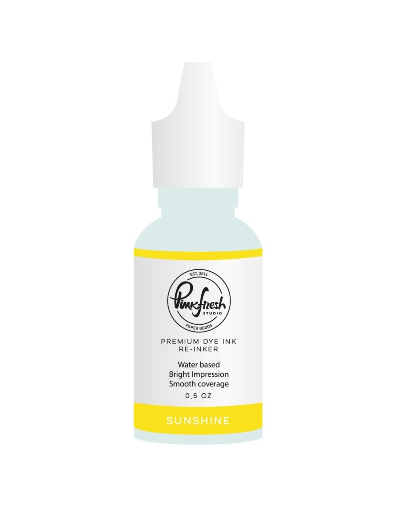 PINKFRESH PINKFRESH STUDIO SUNSHINE PREMIUM DYE INK RE-INKER 0.5oz