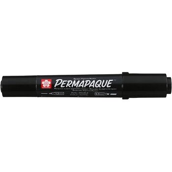 SAKURA SAKURA PERMAPAQUE BLACK FINE TIP OPAQUE PIGMENT MARKER