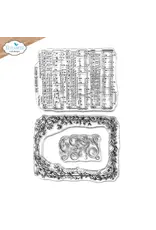 ELIZABETH CRAFT DESIGNS ELIZABETH CRAFT DESIGNS EVERYDAY ELEMENTS BY ANNETTE GREEN MUSIC & ORNATE FRAME CLEAR STAMP SET