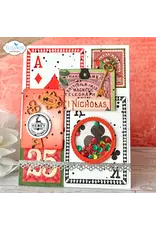 ELIZABETH CRAFT DESIGNS ELIZABETH CRAFT DESIGNS EVERYDAY ELEMENTS BY ANNETTE GREEN PLAYING CARD COLLAGE CLEAR STAMP SET