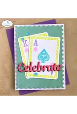ELIZABETH CRAFT DESIGNS ELIZABETH CRAFT DESIGNS EVERYDAY ELEMENTS BY ANNETTE GREEN PLAYING CARD COLLAGE CLEAR STAMP SET