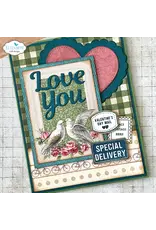 ELIZABETH CRAFT DESIGNS ELIZABETH CRAFT DESIGNS EVERYDAY ELEMENTS BY ANNETTE GREEN POSTCARD PARTS CLEAR STAMP SET