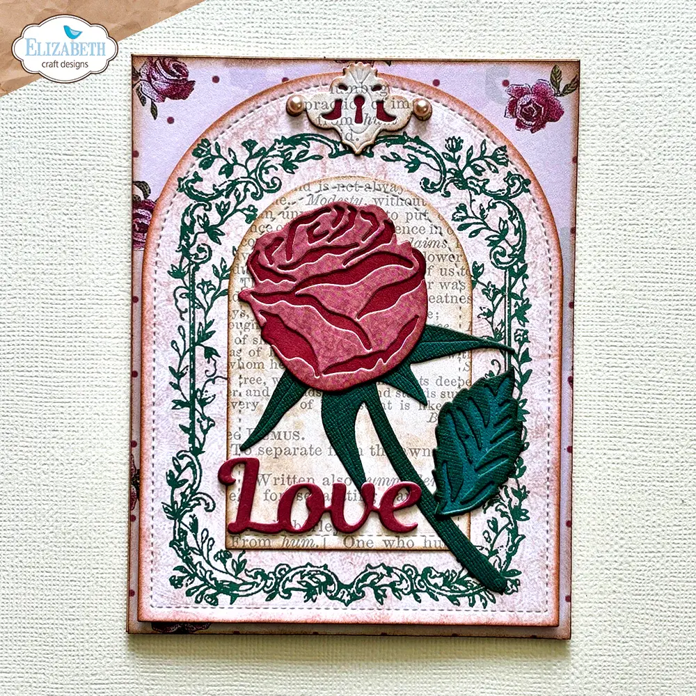 ELIZABETH CRAFT DESIGNS ELIZABETH CRAFT DESIGNS EVERYDAY ELEMENTS BY ANNETTE GREEN MUSIC & ORNATE FRAME CLEAR STAMP SET