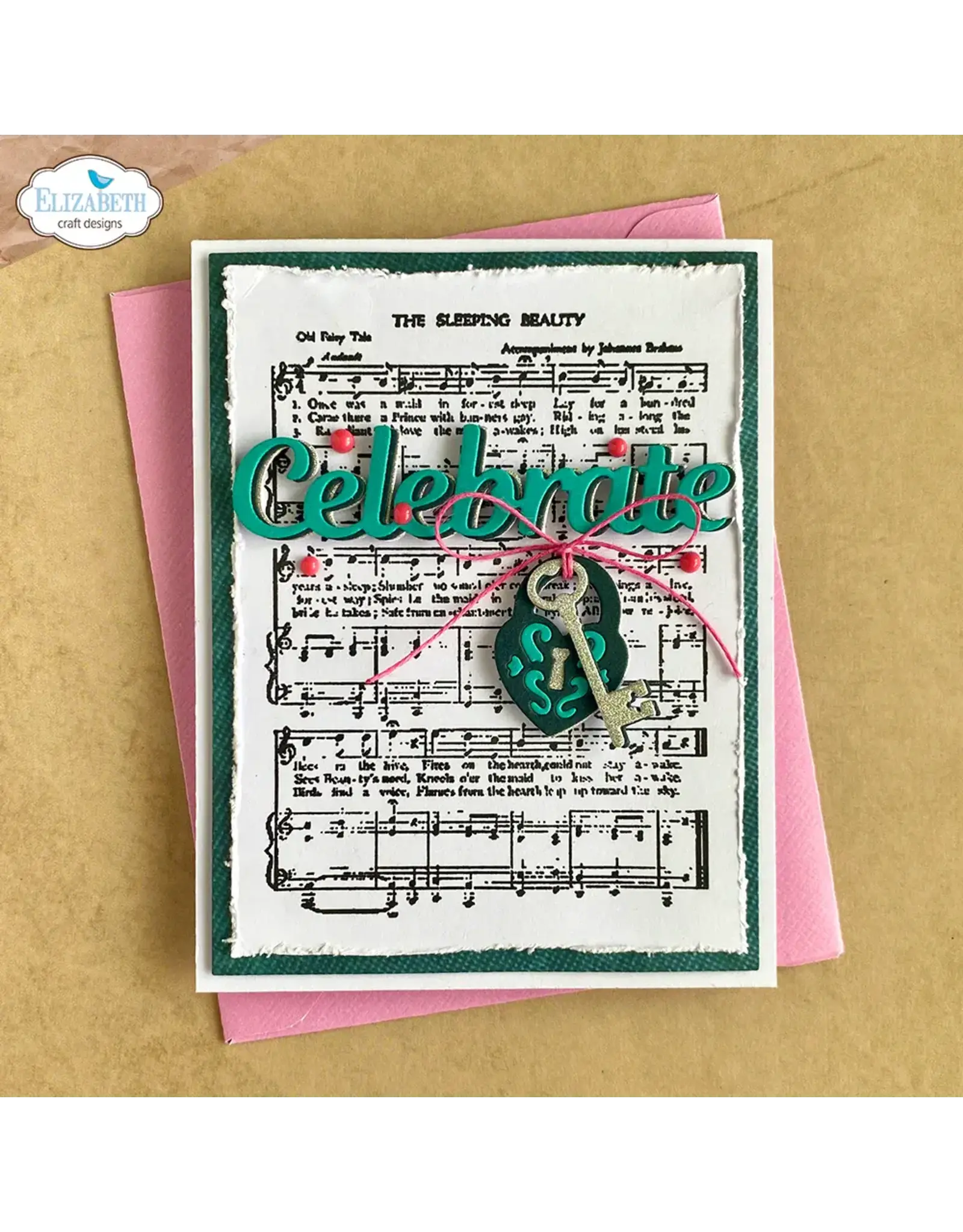 ELIZABETH CRAFT DESIGNS ELIZABETH CRAFT DESIGNS EVERYDAY ELEMENTS BY ANNETTE GREEN MUSIC & ORNATE FRAME CLEAR STAMP SET