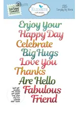 ELIZABETH CRAFT DESIGNS ELIZABETH CRAFT DESIGNS EVERYDAY ELEMENTS BY ANNETTE GREEN EVERYDAY BIG WORDS DIE SET