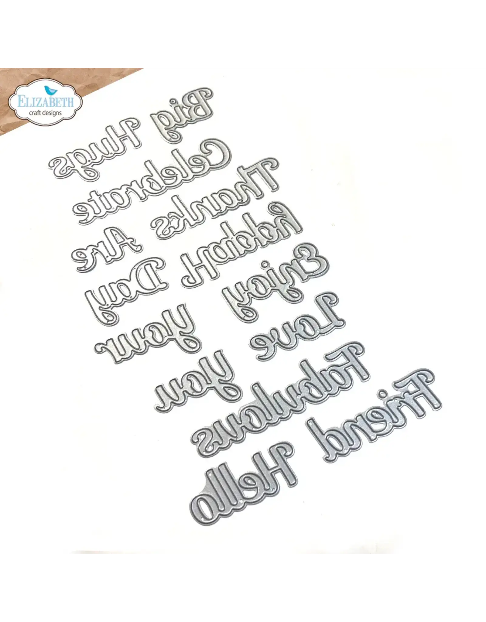 ELIZABETH CRAFT DESIGNS ELIZABETH CRAFT DESIGNS EVERYDAY ELEMENTS BY ANNETTE GREEN EVERYDAY BIG WORDS DIE SET