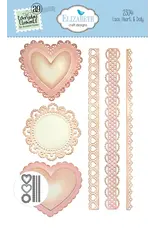 ELIZABETH CRAFT DESIGNS ELIZABETH CRAFT DESIGNS EVERYDAY ELEMENTS BY ANNETTE GREEN LACE, HEART & DOILY DIE SET