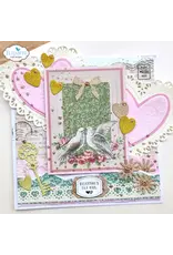 ELIZABETH CRAFT DESIGNS ELIZABETH CRAFT DESIGNS EVERYDAY ELEMENTS BY ANNETTE GREEN LACE, HEART & DOILY DIE SET