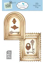 ELIZABETH CRAFT DESIGNS ELIZABETH CRAFT DESIGNS EVERYDAY ELEMENTS BY ANNETTE GREEN POSTAGE, ARCHES & KEYS DIE SET
