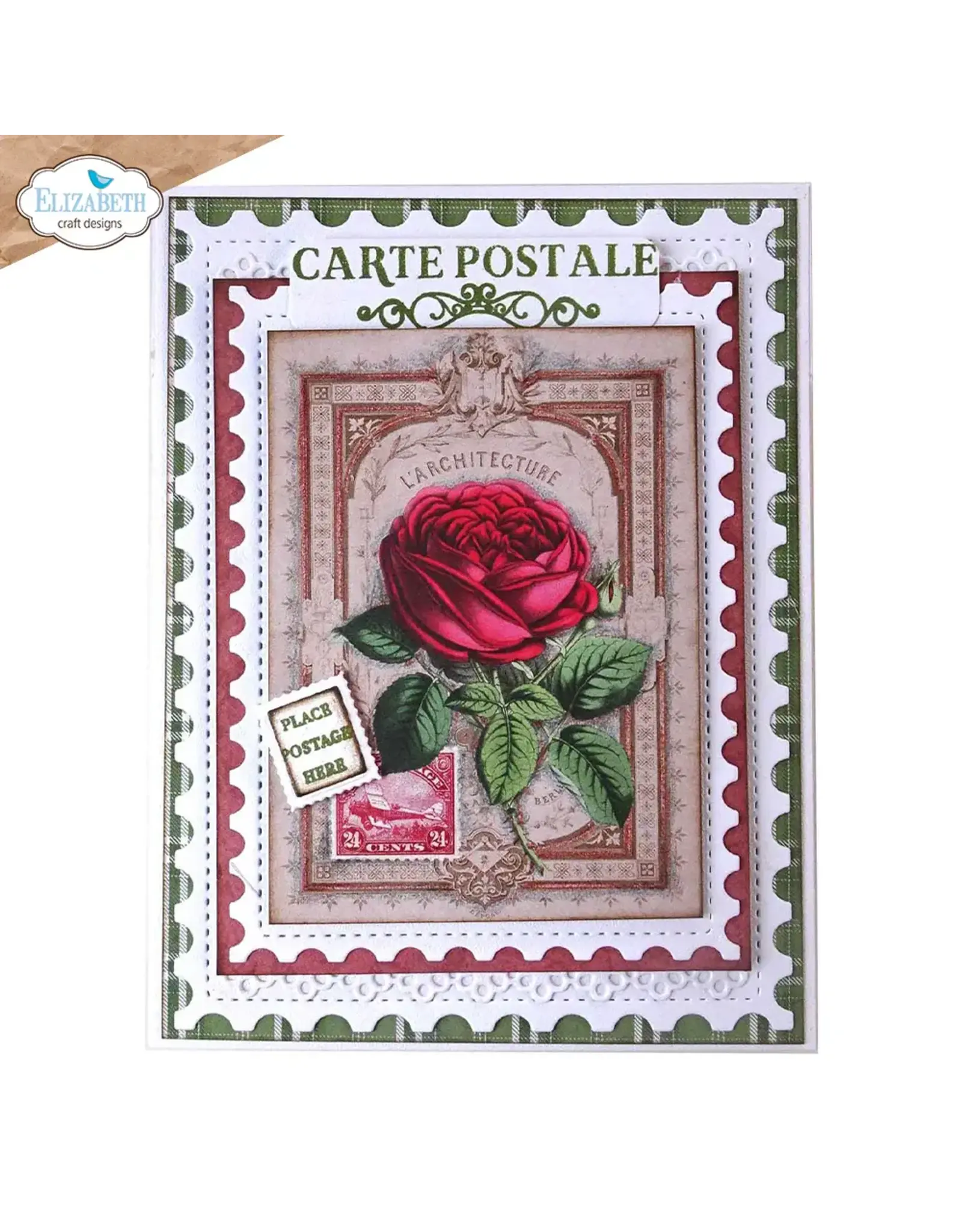 ELIZABETH CRAFT DESIGNS ELIZABETH CRAFT DESIGNS EVERYDAY ELEMENTS BY ANNETTE GREEN POSTAGE, ARCHES & KEYS DIE SET