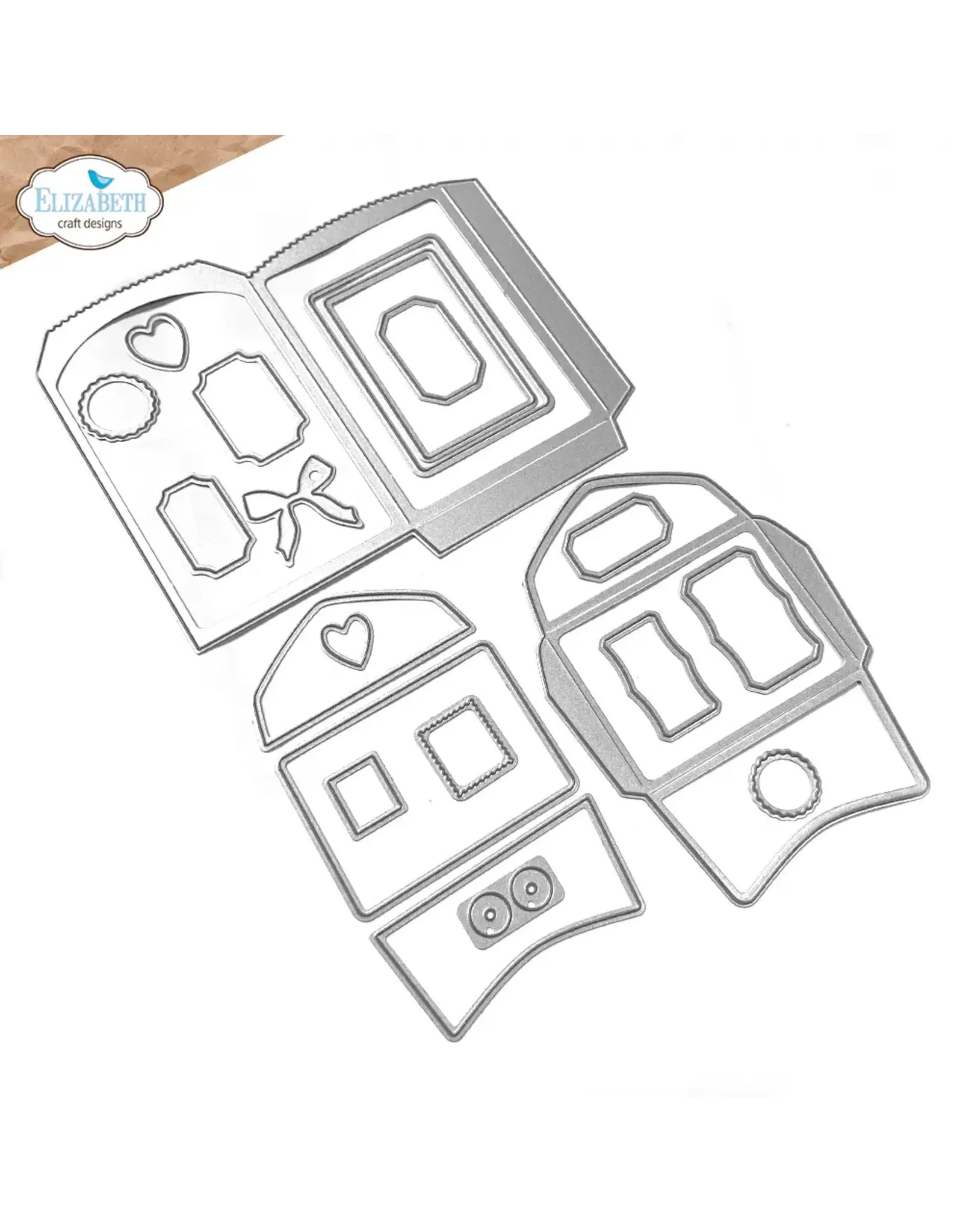ELIZABETH CRAFT DESIGNS ELIZABETH CRAFT DESIGNS EVERYDAY ELEMENTS BY ANNETTE GREEN ENVELOPES & PAPER SACK DIE SET