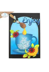 ELIZABETH CRAFT DESIGNS ELIZABETH CRAFT DESIGNS EVERYDAY ELEMENTS BY ANNETTE GREEN TEA TIME DIE SET