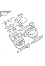 ELIZABETH CRAFT DESIGNS ELIZABETH CRAFT DESIGNS EVERYDAY ELEMENTS BY ANNETTE GREEN TEA TIME DIE SET
