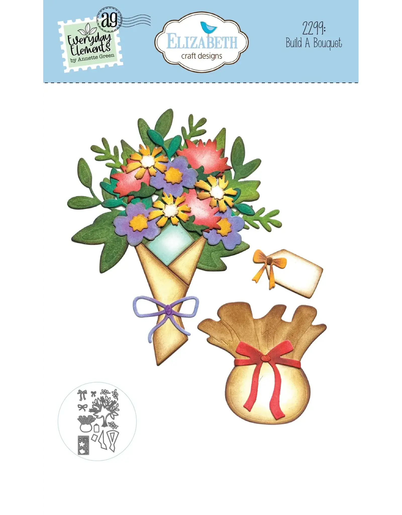 ELIZABETH CRAFT DESIGNS ELIZABETH CRAFT DESIGNS EVERYDAY ELEMENTS BY ANNETTE GREEN BUILD A BOUQUET DIE SET