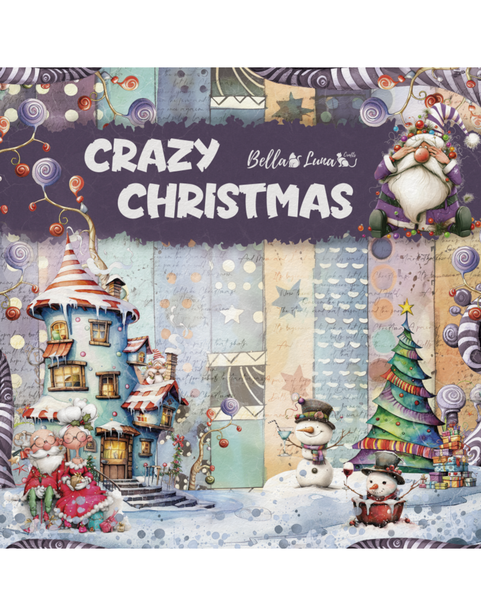BELLA LUNA BELLA LUNA CRAZY CHRISTMAS 8x8 COLLECTION PACK