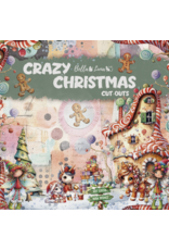 BELLA LUNA BELLA LUNA CRAZY CHRISTMAS CUT OUTS 8x8 COLLECTION PACK