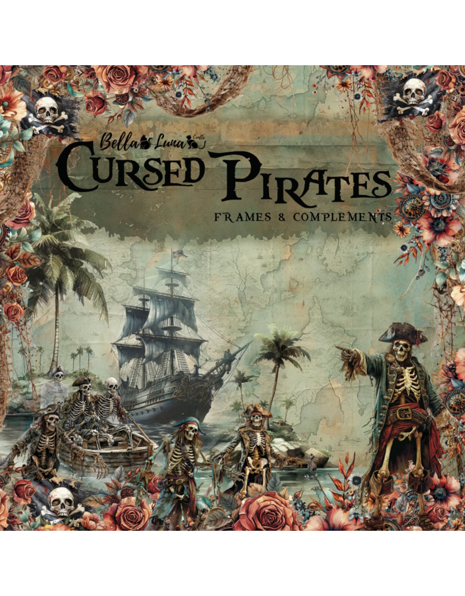 BELLA LUNA BELLA LUNA CURSED PIRATES FRAMES AND COMPLIMENTS 12x12 COLLECTION PACK