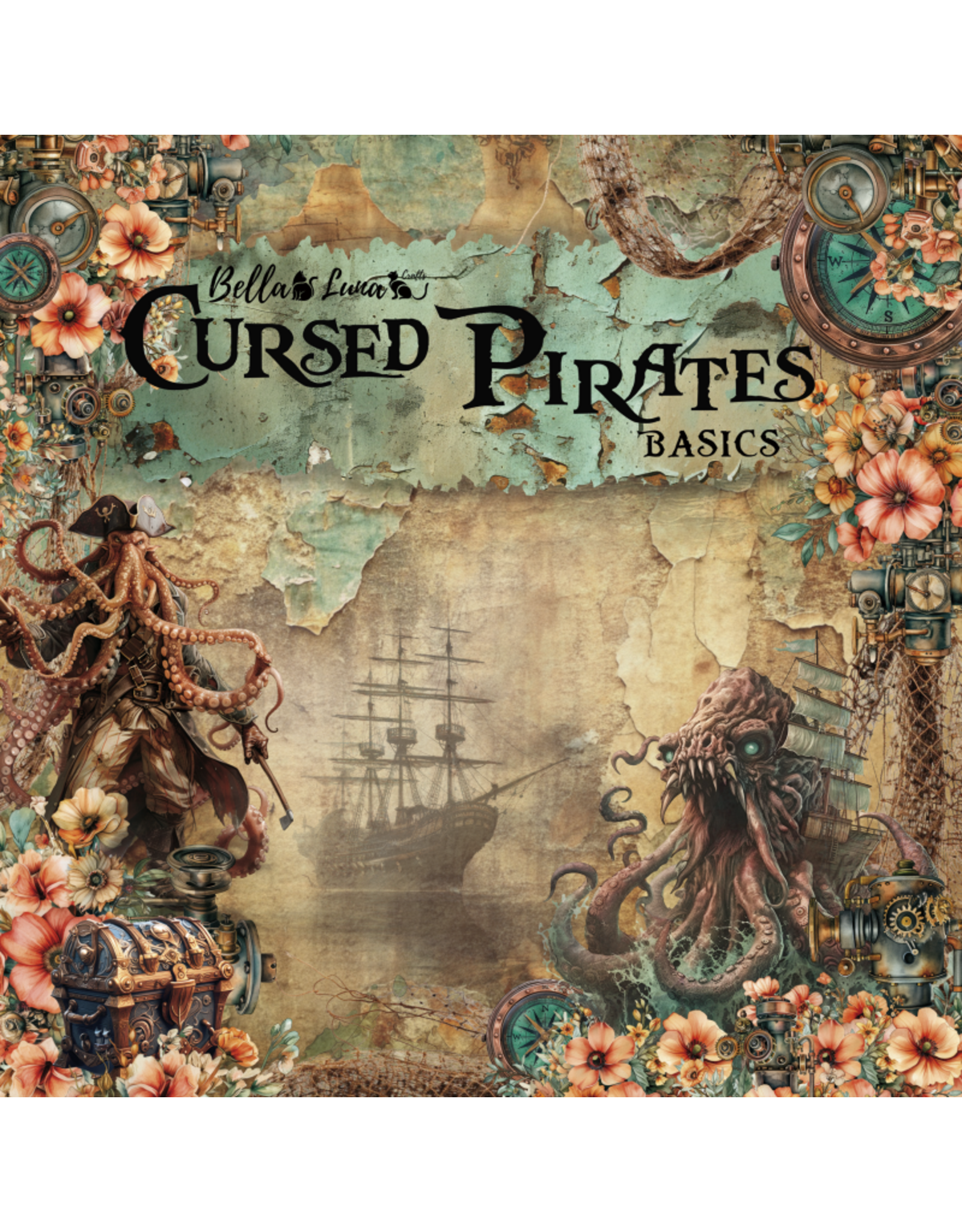 BELLA LUNA BELLA LUNA CURSED PIRATES BASICS 8x8 COLLECTION PACK