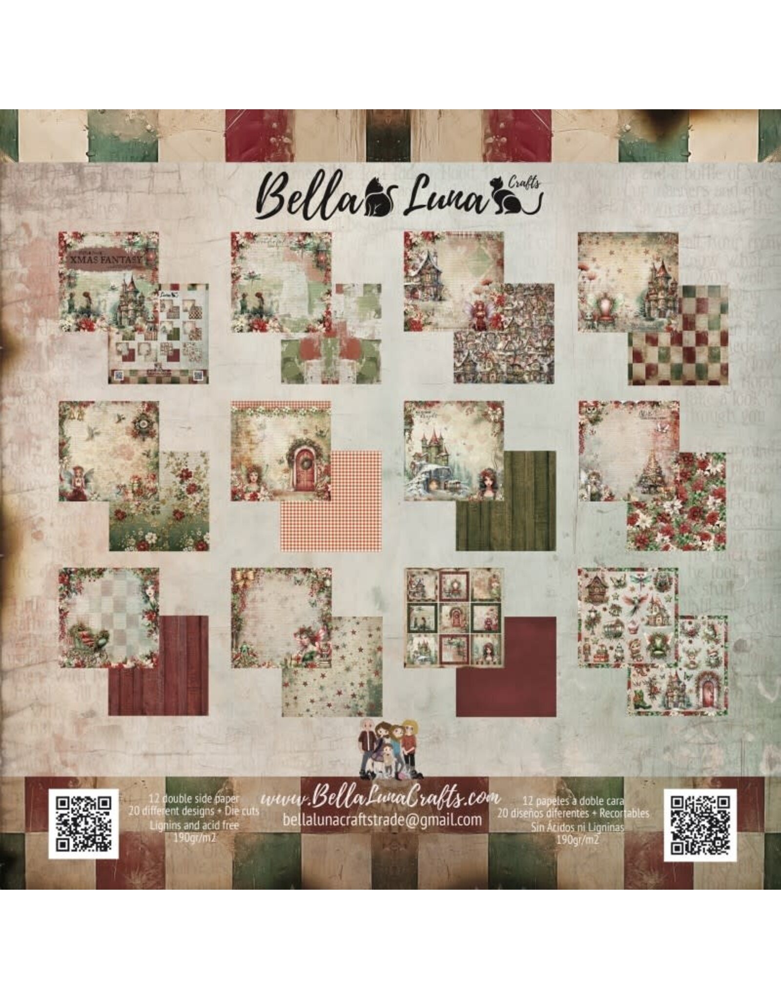 BELLA LUNA BELLA LUNA XMAS FANTASY 8x8 COLLECTION PACK