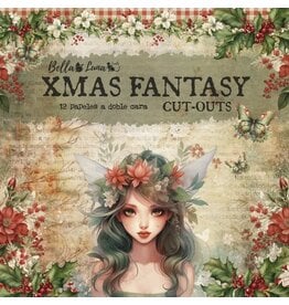 BELLA LUNA BELLA LUNA XMAS FANTASY CUT OUTS 8x8 COLLECTION PACK