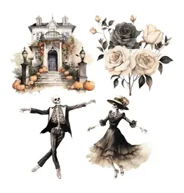 SIMPLY STATED SIMPLY STATED SKELETON PARTY XL EPHEMERA