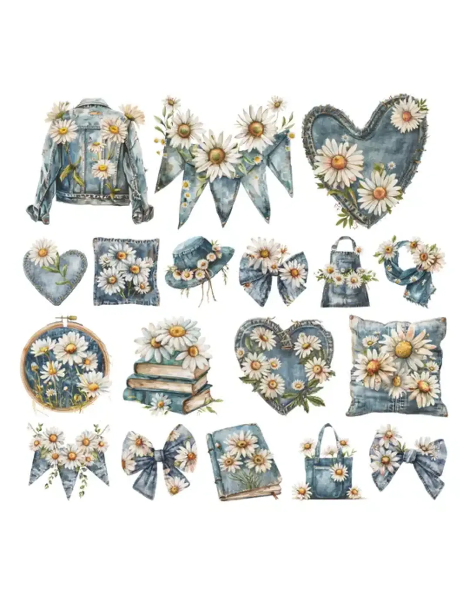 SIMPLY STATED SIMPLY STATED DENIM & DAISIES EPHEMERA