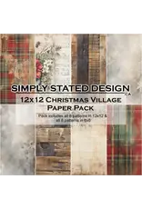 SIMPLY STATED SIMPLY STATED CHRISTMAS VILLAGE 12x12 PAPER PACK