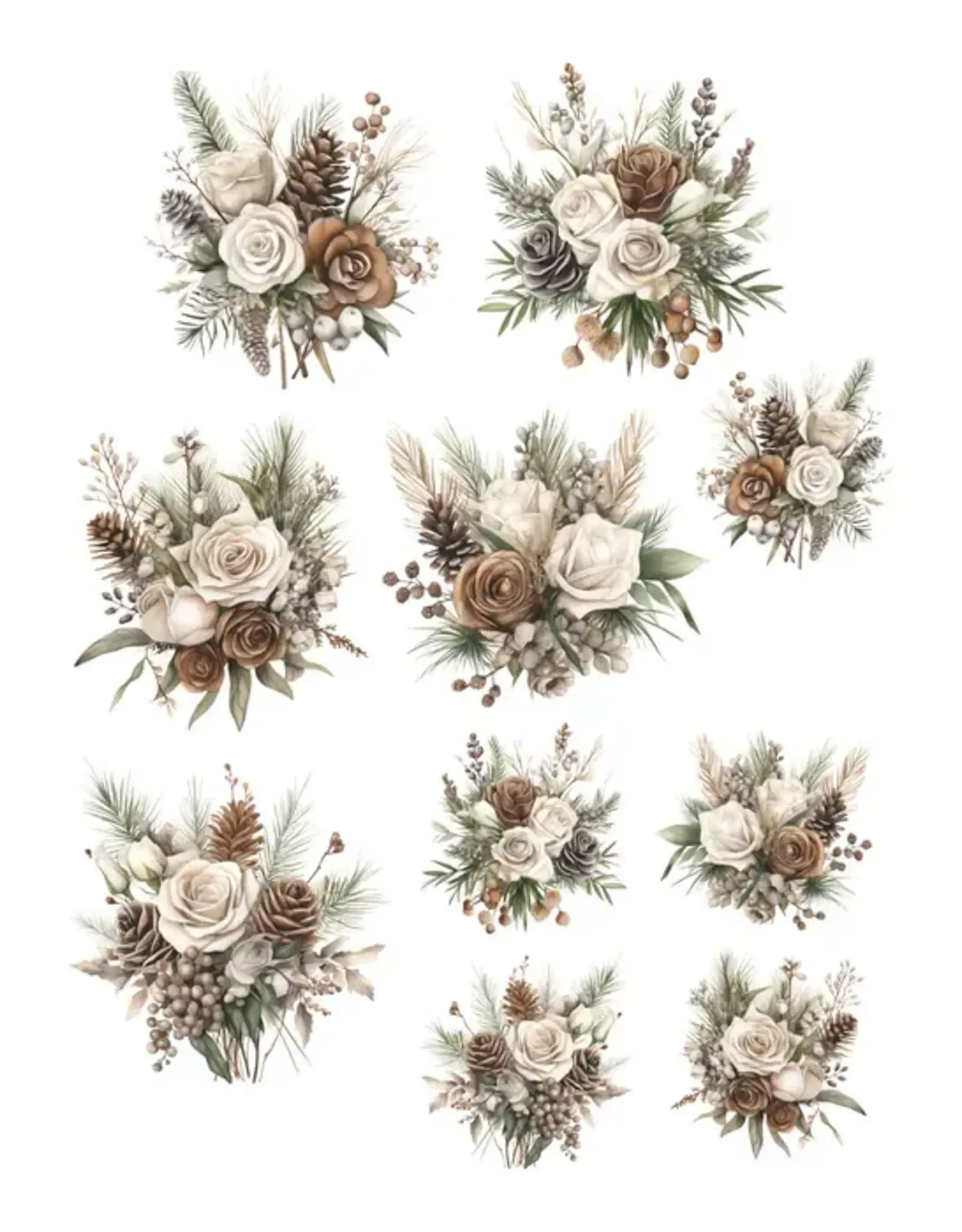 SIMPLY STATED SIMPLY STATED CHRISTMAS VILLAGE FLORAL EPHEMERA