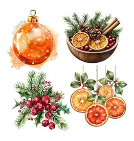SIMPLY STATED SIMPLY STATED CHRISTMAS CITRUS XL EPHEMERA