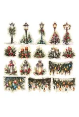 SIMPLY STATED SIMPLY STATED CHRISTMAS CHALET GREENERY EPHEMERA