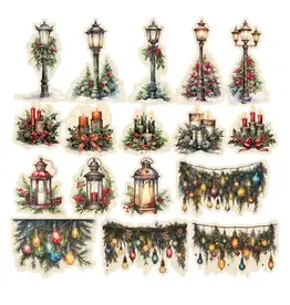 SIMPLY STATED SIMPLY STATED CHRISTMAS CHALET GREENERY EPHEMERA