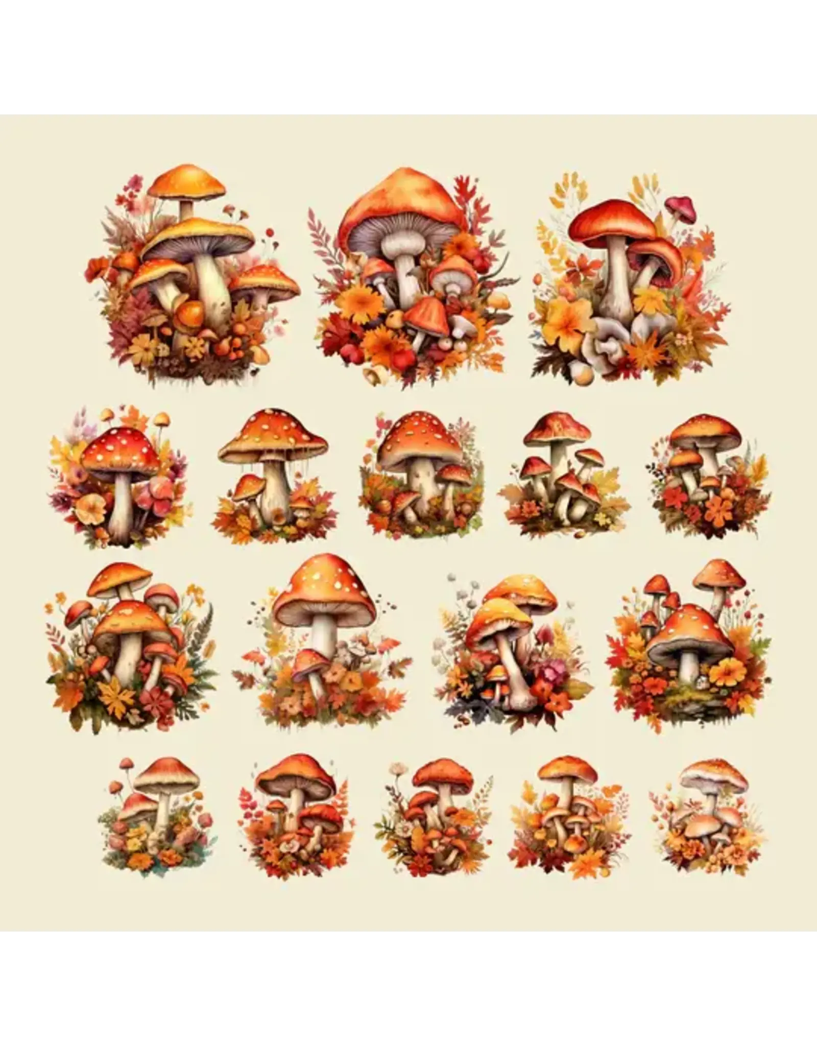SIMPLY STATED SIMPLY STATED AUTUMN SPLENDOR MUSHROOMS EPHEMERA