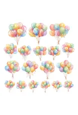 SIMPLY STATED SIMPLY STATED AGE IS JUST A NUMBER BALLOONS EPHEMERA