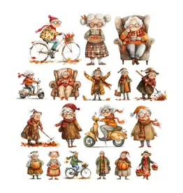 SIMPLY STATED SIMPLY STATED AUTUMN GRANNIES EPHEMERA