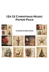 SIMPLY STATED SIMPLY STATED CHRISTMAS MUSIC 12x12 PAPER PACK