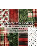 SIMPLY STATED SIMPLY STATED CLASSIC CHRISTMAS 12x12 PAPER PACK