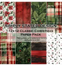 SIMPLY STATED SIMPLY STATED CLASSIC CHRISTMAS 12x12 PAPER PACK