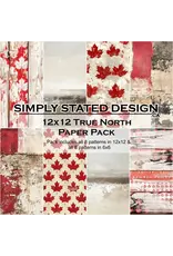 SIMPLY STATED SIMPLY STATED TRUE NORTH 12x12 PAPER PACK