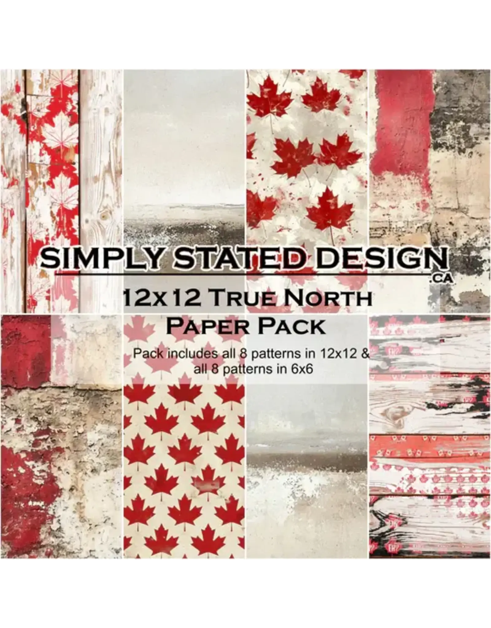 SIMPLY STATED SIMPLY STATED TRUE NORTH 12x12 PAPER PACK