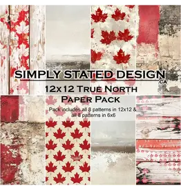 SIMPLY STATED SIMPLY STATED TRUE NORTH 12x12 PAPER PACK