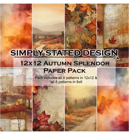 SIMPLY STATED SIMPLY STATED AUTUMN SPLENDOR 12x12 PAPER PACK