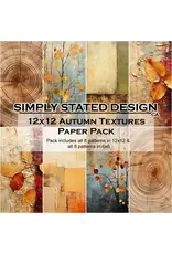 SIMPLY STATED SIMPLY STATED AUTUMN TEXTURES 12x12 PAPER PACK