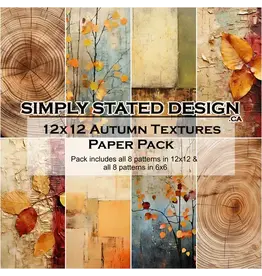 SIMPLY STATED SIMPLY STATED AUTUMN TEXTURES 12x12 PAPER PACK
