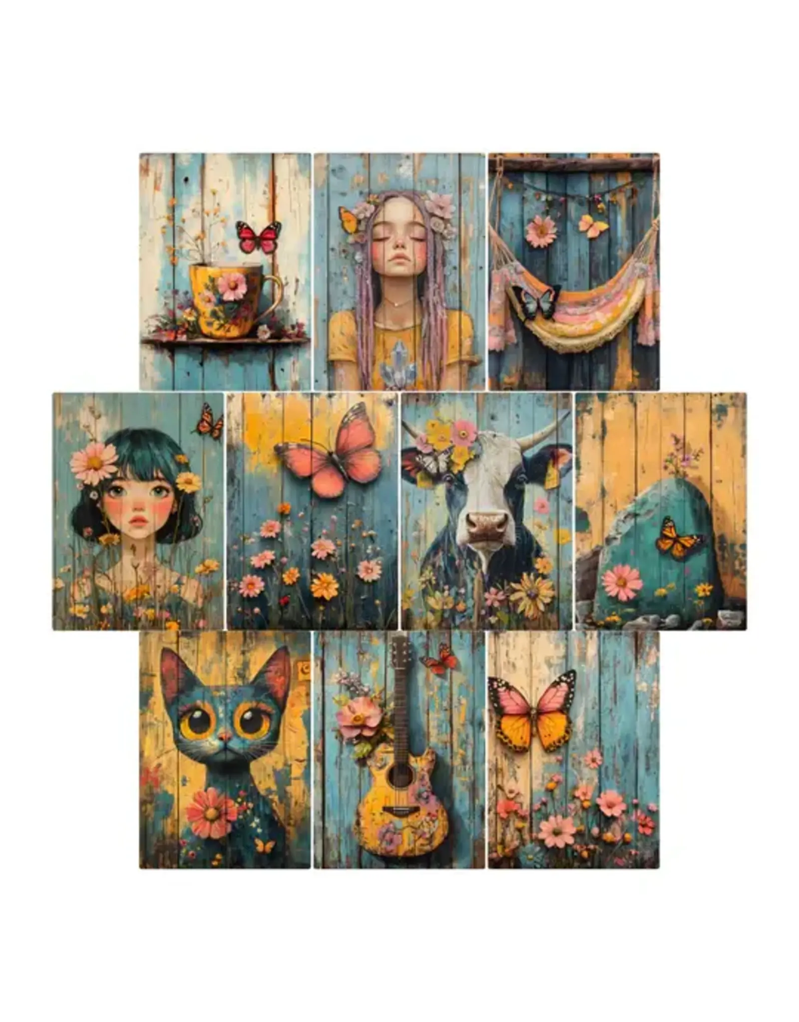 SIMPLY STATED SIMPLY STATED BEAUTIFUL HIPPIE 3.5x5 PROJECT BASE