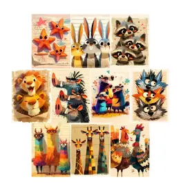 SIMPLY STATED SIMPLY STATED QUIRKY ANIMALS 3.5x5 PROJECT BASE